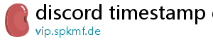 discord timestamp generator